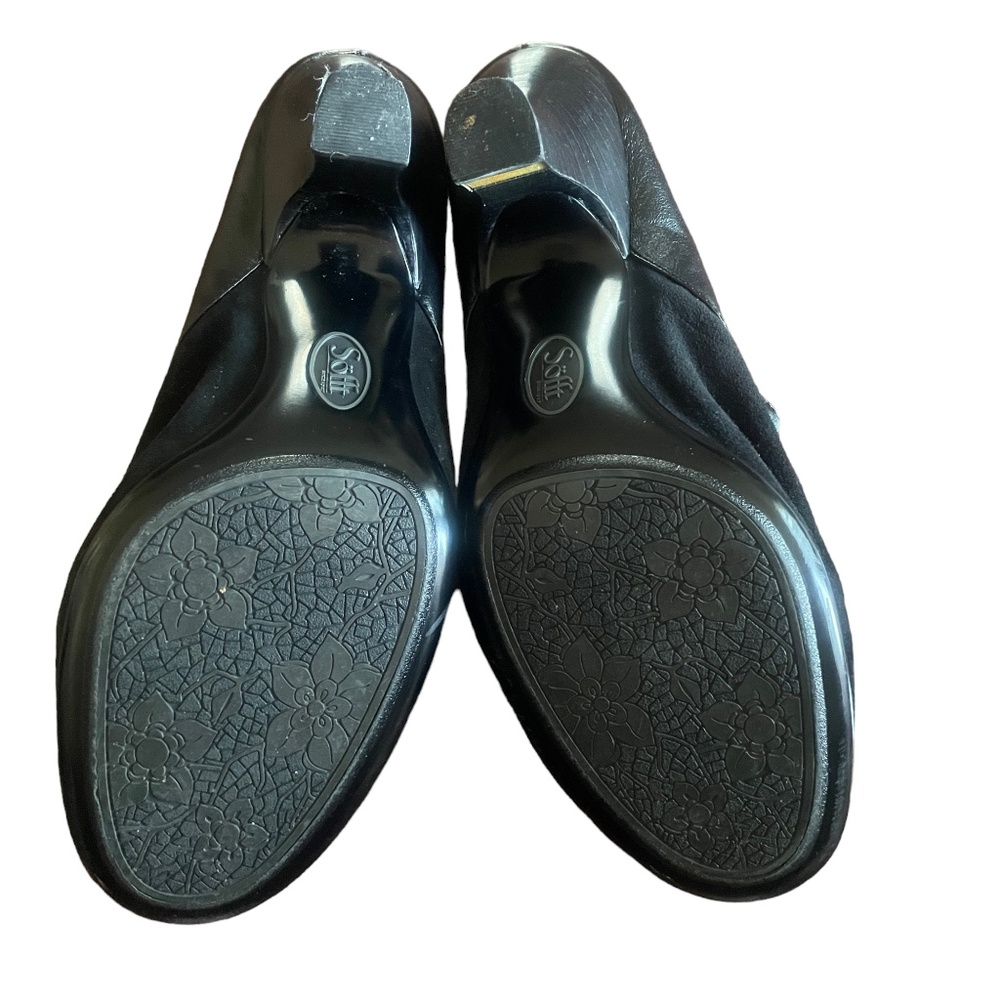 Sofft 9 1/2 Heeled Mules Leather Upper and Sock‎ - Picture 7 of 8
